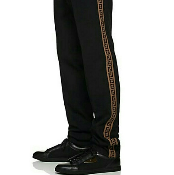 Fendi Other - Fendi Logo Side Stripe Webbing trackpant